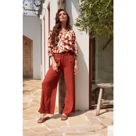 Smashed Lemon Linnen wide leg pantalon | - Image 3