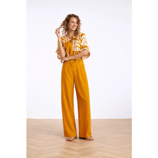 Smashed Lemon Linnen wide leg pantalon | - Image 5