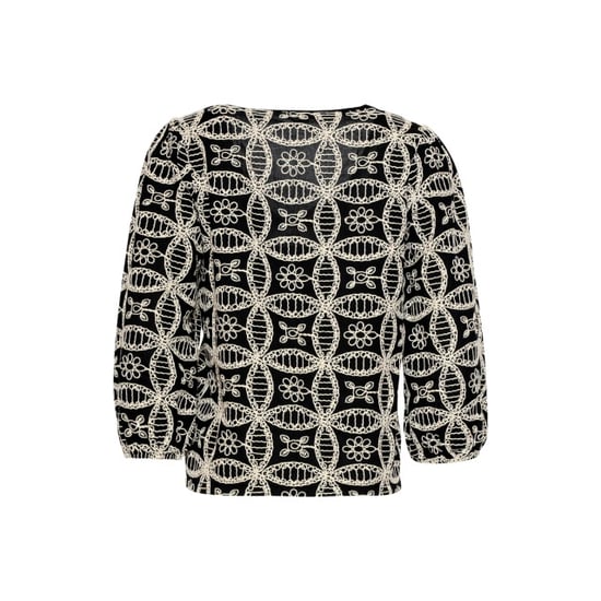 Smashed Lemon Boho top met rijk borduursel en vetersluiting | - Image 5