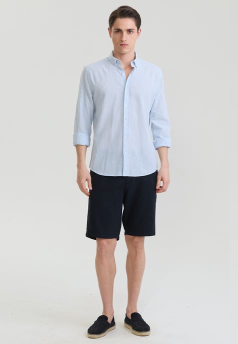 Shirt Striped Long Sleeve Shirt - Image 2