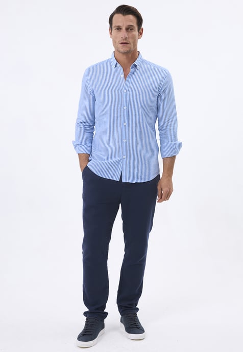 Shirt Striped Long Sleeve Shirt - Image 2