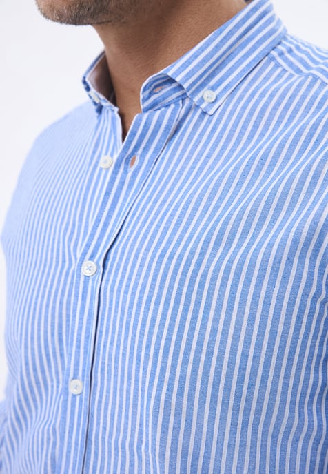 Shirt Striped Long Sleeve Shirt - Image 3