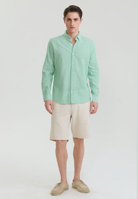 Shirt Striped Long Sleeve Shirt - Image 2
