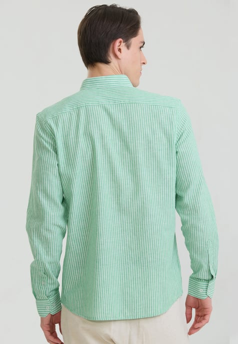 Shirt Striped Long Sleeve Shirt - Image 3