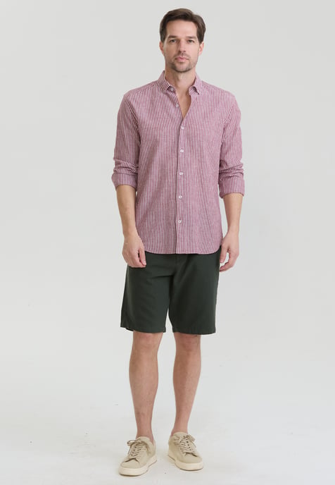 Shirt Striped Long Sleeve Shirt - Image 2