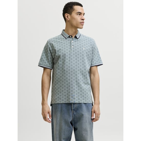 Jack & Jones Jprpaulos play aop blu. ss polo - Image 1