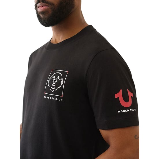 True Religion Mens T Shirts Short Sleeve Buddha Soft Summer Crew Neck Tee - Image 4