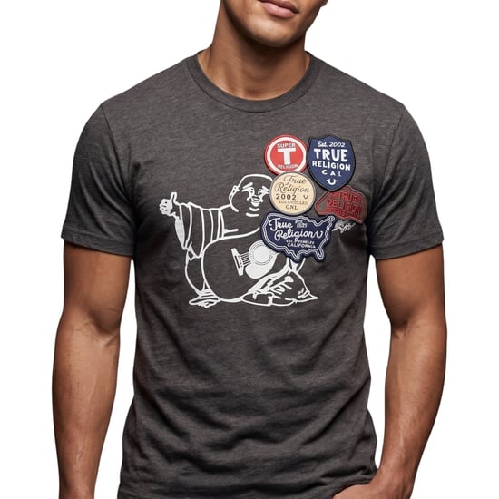 True Religion Mens T Shirts Short Sleeve World Tour Summer Crew Neck Tee - Image 3