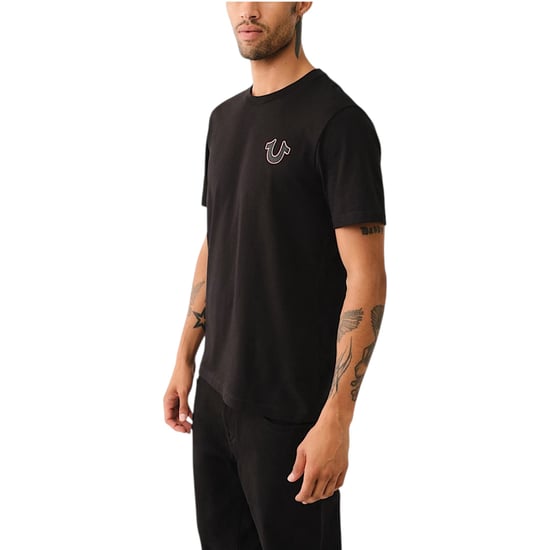True Religion Mens T Shirts Budda Arch Back Logo Summer Crew Neck Tee - Image 3