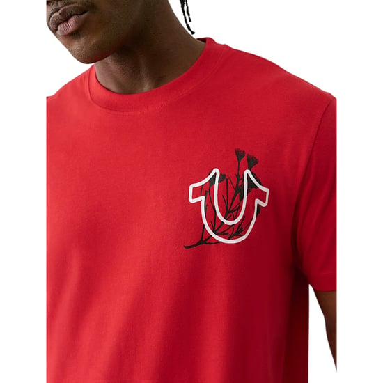 True Religion Mens T Shirts Nature Graphic Crew Neck Summer Cotton Tee - Image 2