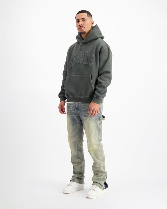 Black Bananas Ripped Arch Hoodie, - Image 4