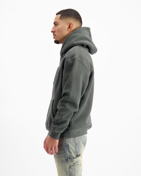 Black Bananas Ripped Arch Hoodie, - Image 5