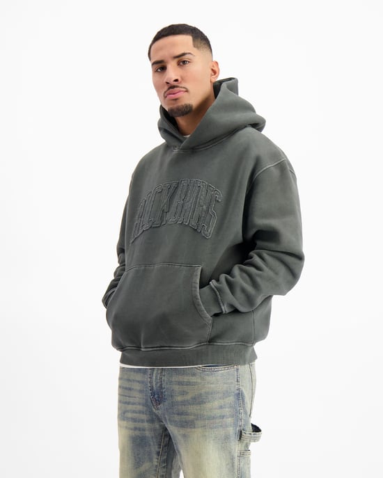 Black Bananas Ripped Arch Hoodie, - Image 6