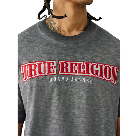 True Religion Mens T Shirts Short Sleeve Casual Summer Crew Neck Tee - Image 3