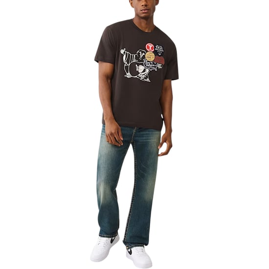 True Religion Mens T Shirts Short Sleeve World Tour Summer Crew Neck Tee - Image 1