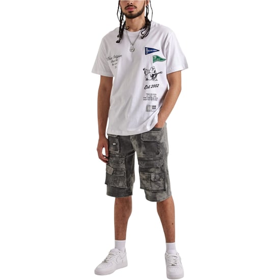 True Religion Mens T Shirts Short Sleeve Horseshoe Summer Crew Neck Tee - Image 3