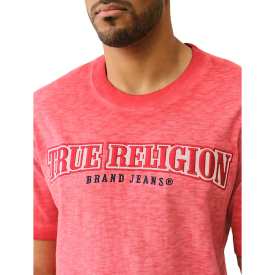 True Religion Mens T Shirts Short Sleeve Casual Summer Crew Neck Tee - Image 3