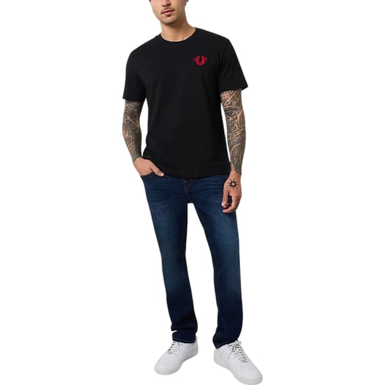 True Religion Mens T Shirts Short Sleeve Horseshoe Soft Summer Crew Neck - Image 3