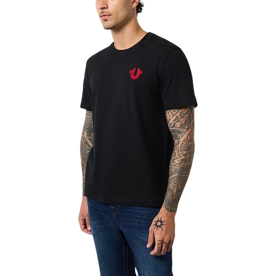 True Religion Mens T Shirts Short Sleeve Horseshoe Soft Summer Crew Neck - Image 4