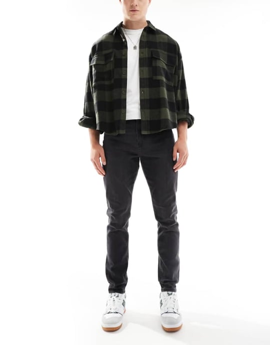 ONLY & SONS slim jeans in washed black - Image 1