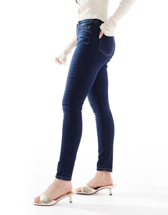 ASOS DESIGN ultimate skinny jeans i mörk mellanblå - Image 3