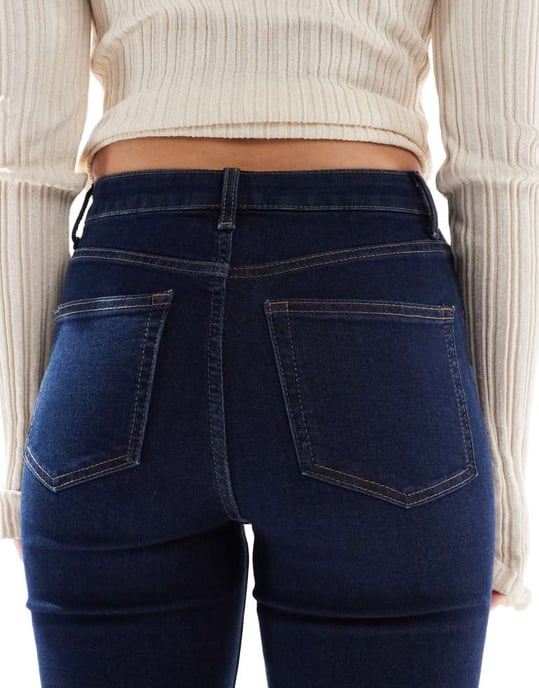 ASOS DESIGN ultimate skinny jeans i mörk mellanblå - Image 4