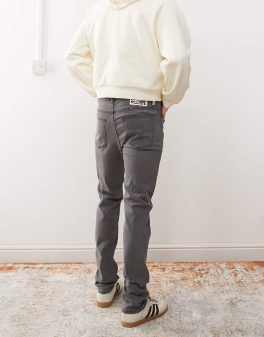 Cheap Monday Sleeze super stretch skinny jeans in grey wash - Image 3