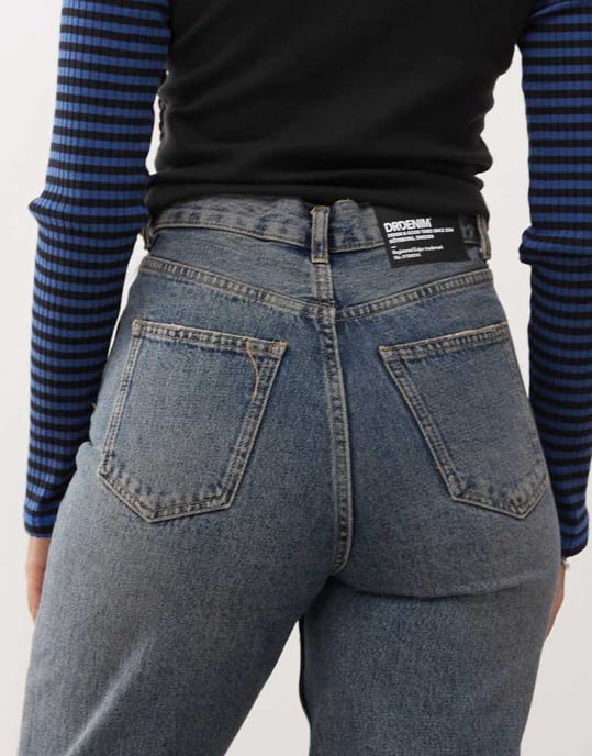 Dr Denim Echo raka benjeans i Canyon mid vintage - Image 4