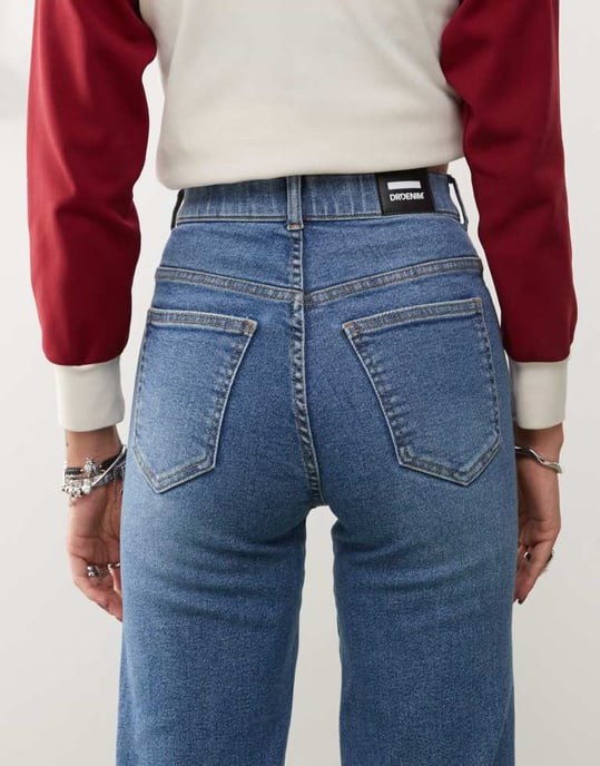 Dr Denim Moxy raka jeans i cape light vintage worn blue - Image 4