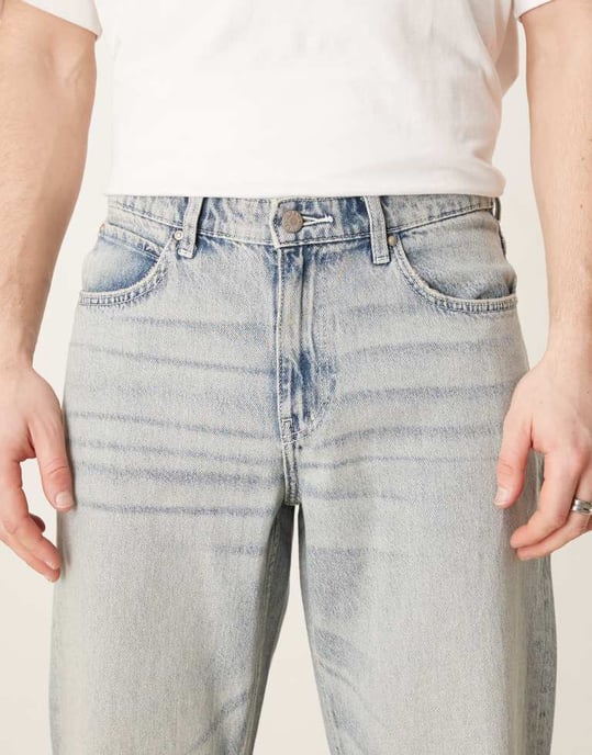 ASOS DESIGN vida flare jeans i urtvättad tvätt - Image 3