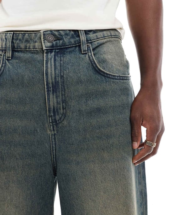Cotton On super baggy Y2K jean in washed blue - Image 2