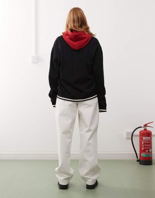 COLLUSION baggy antifit jeans i ecru - Image 2