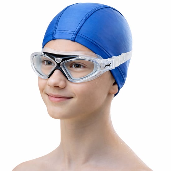 Kids Anti Fog UV Wide View Swim Mask | Boys & Girls Comfy Fit Swimming Mask - Image 3