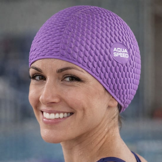 Dames Bombastische Zwemcap | Lange Haar Zachte Latex Comfortabele Pasvorm Cap - Image 3