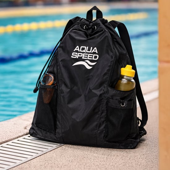 Large Swim Storage Mesh Bag | Pool Equipment Mesh Bag with Ventilated Storage - Image 4