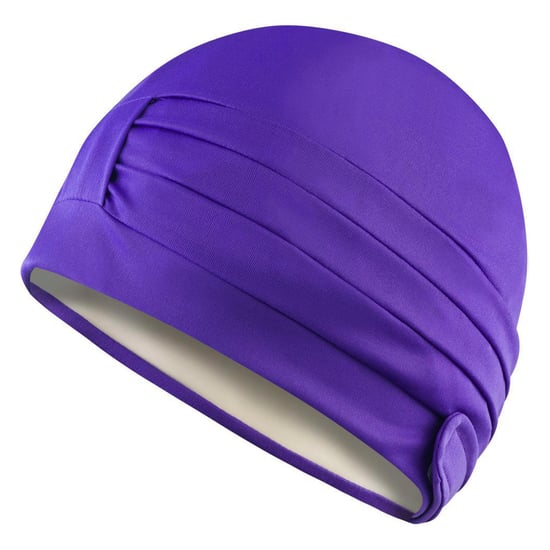 Ladies Comfortable Fabric Swimming Cap | Turban Style Lightweight Swim Cap - Image 1