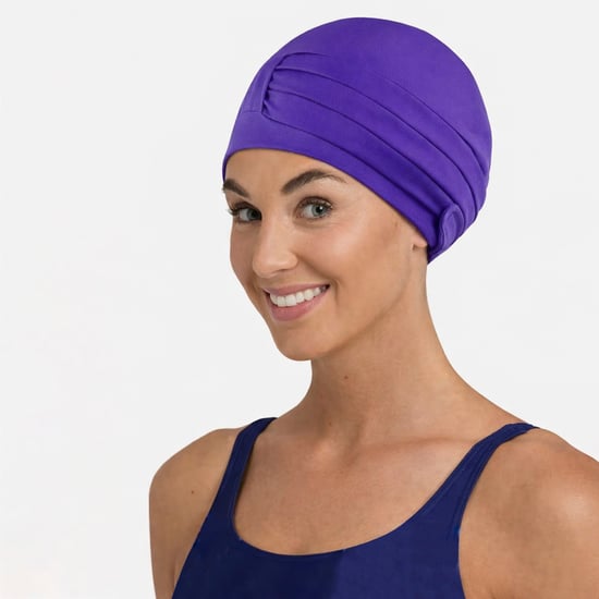 Dames Comfortabele Fabric Swimcap | Turbaan Stijl Lichte Zwemcap - Image 3