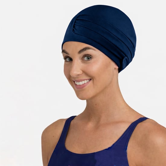 Dames Comfortabele Stof Zwemcap | Turban Stijl Lichtgewicht Zwemcap - Image 3