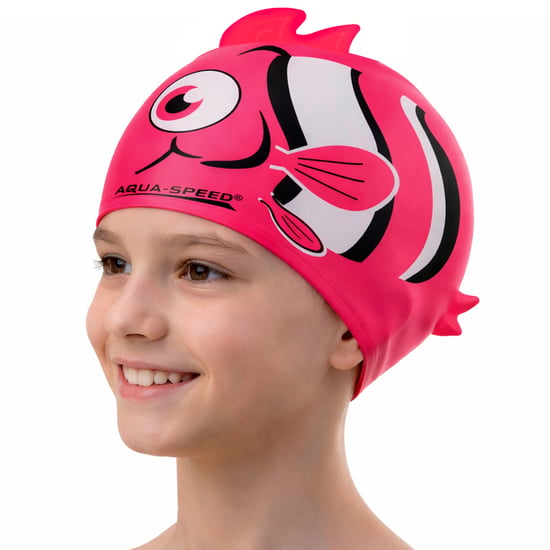 Pojkar Nemo Mönstrad Simhatt | Silikon 3D Tryckt Enkel Passform Simhatt för Barn - Image 3