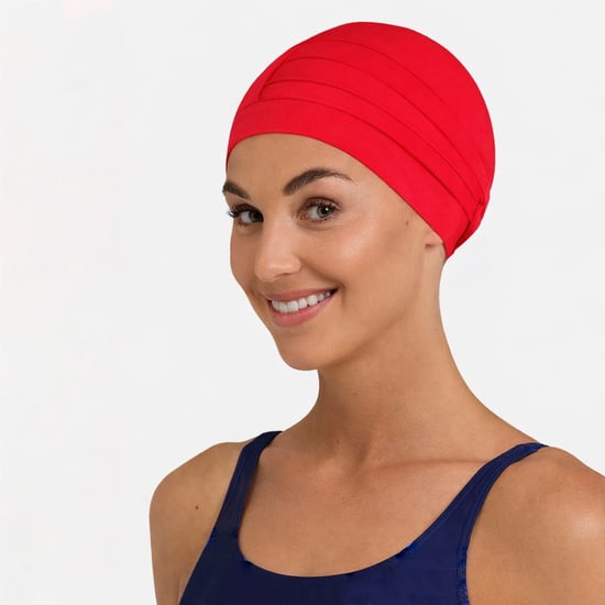 Dames Comfortabele Fabric Zwemkap | Turban Stijl Lichtgewicht Zwemkap - Image 3