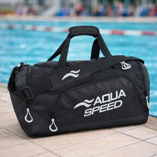 Middelgrote Sporttas | Ventilerende Zwembad Duffel met Vochtige Uitrusting Zak - Image 4
