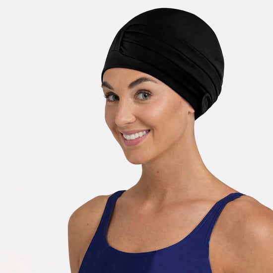 Dames Comfortabele Stof Zwemcap | Turbanstijl Lichtgewicht Zwemcap - Image 3