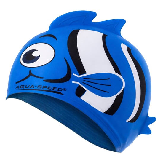 Jongens Nemo Patroon Zwemcap | Silicone 3D Print Gemakkelijke Pasvorm Zwemcap voor Kinderen - Image 1