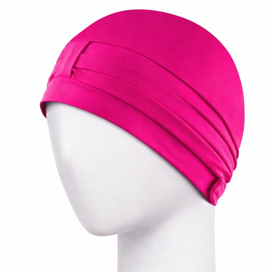 Ladies Comfortable Fabric Swimming Cap | Turban Style Lightweight Swim Cap - Image 2