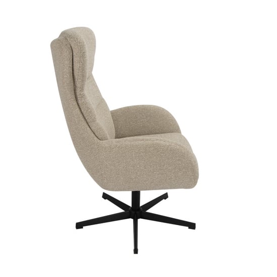 Label51 Fauteuil malmo naturel incl. hocker 75x82x108 cm - Image 5
