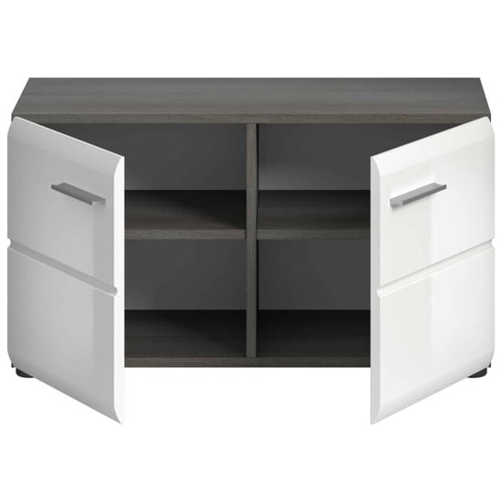 Furnilux Salsa zitbank 2 deuren wit hoogglans - Image 6