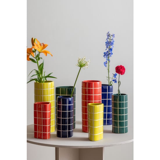 Present Time vaas retro tiles triangular medium - 12,6x11,5x26 cm - Image 4