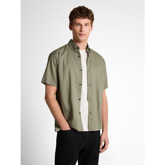 Tom Tailor Relaxed cotton linen shirt - Image 1