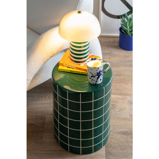 Leitmotiv bijzettafel retro tiles high - 33x33x44 cm - Image 2