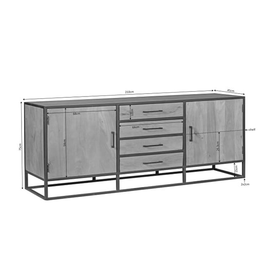 Starfurn dressoir dakota - 45x210x75 cm - Image 4